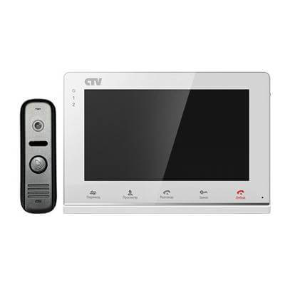 Домофон DP2700IP (W) комплект, белый, видео, комплект CTV