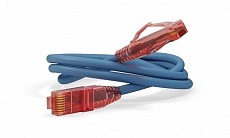 Патч-корд PC-LPM-UTP-RJ45-RJ45-C5e-2M-LSZH-BL U/UTP, Cat.5e, LSZH, 2 м, синий Hyperline