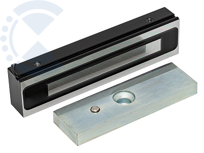 Замок электромагнитный ML-200K Premium Black с планкой AccordTec