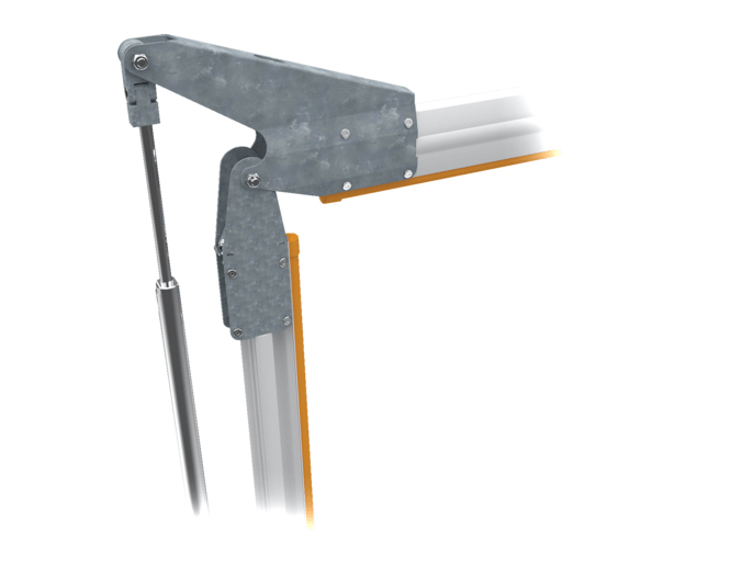 Крепление 803XA-0220 для складывания полуовальной стрелы (G03750) для шлагбаумов G3750 и G4040 CAME