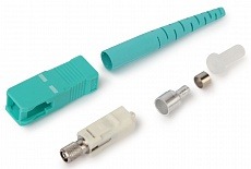 Коннектор FK-STD-SC/SA-MM-UPC-AQ-S2-AQ (для многомодового кабеля), simplex, 10G, 2.0мм Hyperline