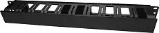 Органайзер CM-1U-D66-PL-COV глубина 66 мм, широкие вводы, 19", 1U Hyperline