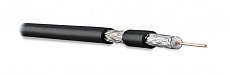 Кабель COAX-RG6-CU-100 75 Ом (ТВ, SAT, CATV), жила - 1.02 мм (медь, solid), экран - фольга+оплетка(луженая медь, 48%)+фольга, внешний диаметр 6.9мм, изоляция  (-20°С – +75°С) (бухта 100 м) Hyperline