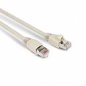 Патч-корд PC-LPM-STP-RJ45-RJ45-C6a-0.5M-LSZH-GY экранированный, Cat.6a (100% Fluke Component Tested), LSZH, 0.5 м Hyperline
