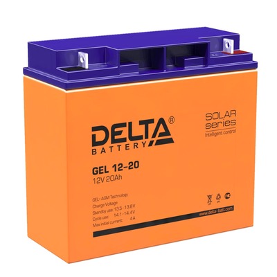 Аккумулятор 20 а/ч (GEL 12-20) Delta
