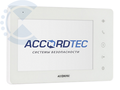 Монитор домофона AT-VD760C/SD WH AccordTec