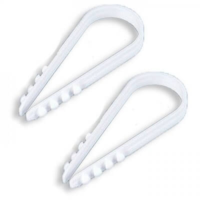 Дюбель-хомут 5-10 белый 100шт ДХК-10 (10) SQ0539-0001 TDM