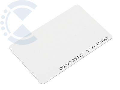 Карточка AT-ID02-EM формата EM-Marine тонкая толщиной 0,72 мм, 86*54 мм, с номером AccordTec