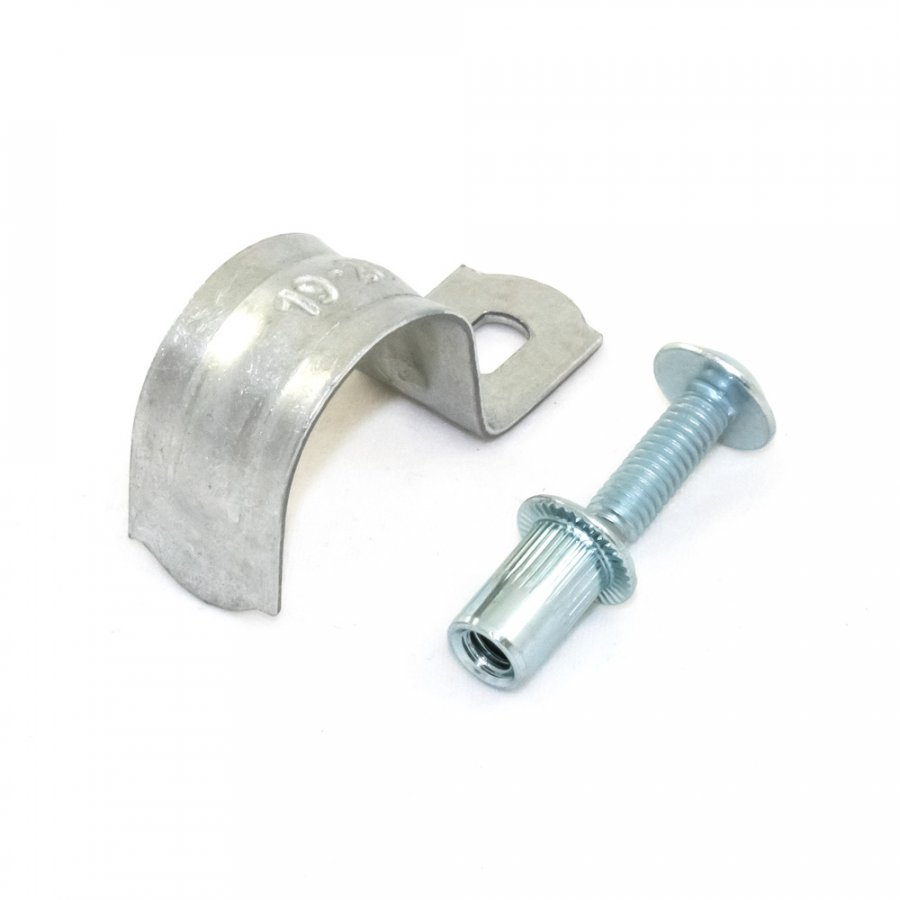 Комплект PR08.5027 для крепления ОКЛ с использованием винта, заклепки и скобы СМО d19-20 мм (100 шт) Промрукав