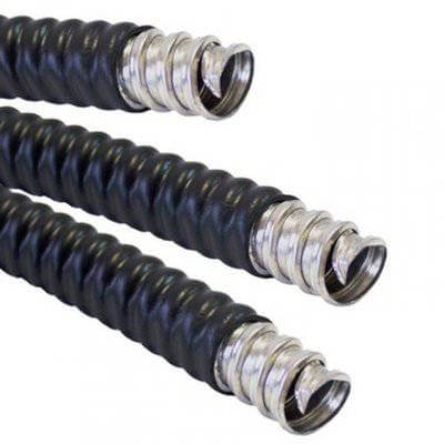 Металлорукав МРПИ-НГ-18(50м/уп)18 мм в ПВХ оболочке Строитель 09183  Промрукав