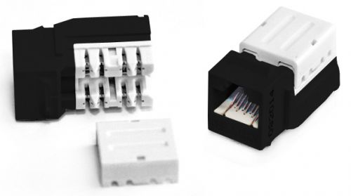 Вставка KJNE-8P8C-C5e-90-BK категория 5e, 110 IDC, заделка с помощью NE-TOOL, черная Hyperline