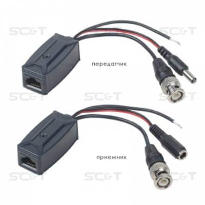 Комплект TTP111HDPD-RJ45-K для передачи по витой паре SC&T