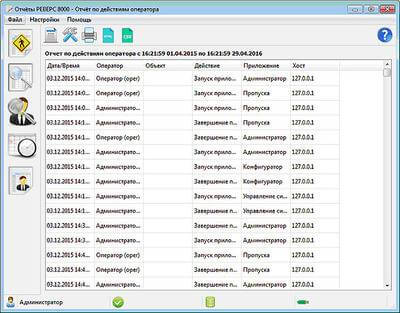 Лицензия "Реверс 8000. Контроль действия оператора" Реверс