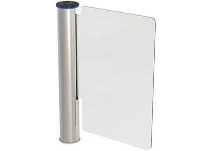 Турникет 001PSWNG4GLA2 полноростовая моторизованная WING GL со створкой из закаленного стекла 900 мм CAME