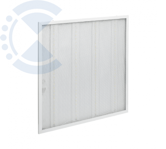 Светильник ДВО 6561-P 36Вт светодиодный 4000К 595х595х20 панель призма (с драйвером) L IEK