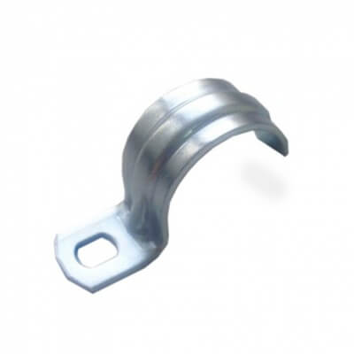 Скоба 25-26 металлическая однолапковая (для металлорукава 20мм)(уп.100шт.) Урал Пак