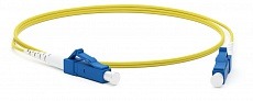 Патч-корд FC-S2-9-LC/UR-LC/UR-H-3M-LSZH-YL волоконно-оптический (шнур) SM 9/125 (OS2), LC/UPC-LC/UPC, 2.0 мм, simplex, LSZH, 3 м  Hyperline