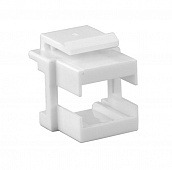 Вставка KJ1-SC/DLC-WH для проходного адаптера SC или dLC Hyperline