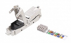 Адаптер CA3-IDC-C6-SH-F-SL Проходной Hyperline