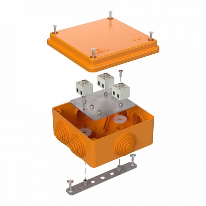 Коробка 100х100х50 40-0300-FR1.5-6 Е15-Е120 огнестойкая для о/п Промрукав