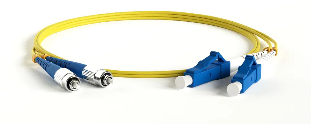 Патч-корд FC-D2-9-FC/UR-LC/UR-H-3M-LSZH-YL волоконно-оптический (шнур) SM 9/125 (OS2), FC/UPC-LC/UPC, 2.0 мм, duplex, LSZH, 3 м Hyperline