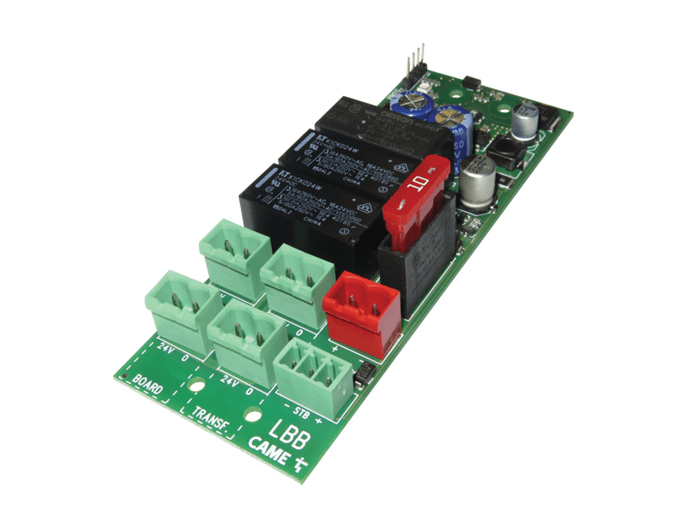 Плата 806SA-0100 аварийного питания для шлагбаумов серии GARD-PX (с кронштейном, без аккумуляторов) CAME