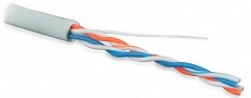 Кабель UUTP2-C5-P24-IN-LSZH-GY-500 витая пара, неэкранированная  многожильный (patсh), LSZH,  -20°C - +75°C, серый Hyperline