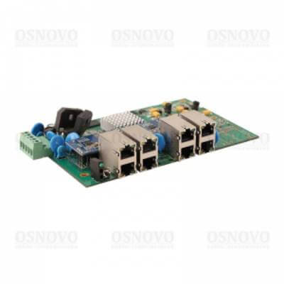 Коммутатор SW-80800/IC-P Бескорпусной промышленный  PoE коммутатор на 8 портов OSNOVO