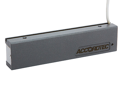 Замок электромагнитный ML-200K-3 Premium Grey с уголком AccordTec