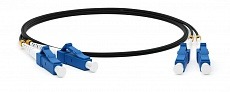 Патч-корд FC-D2-9-LC/UR-LC/UR-H-10M-LSZH-YL волоконно-оптический (шнур) SM 9/125 (OS2), LC/UPC-LC/UPC, 2.0 мм, duplex, LSZH, 10 м Hyperline