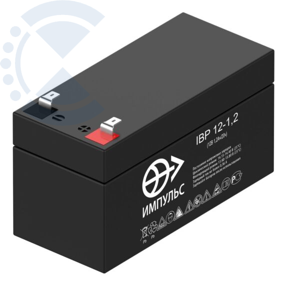 Аккумулятор 1,2 а/ч AGM IBP 12-1,2 Великолукский аккумуляторный завод Импульс