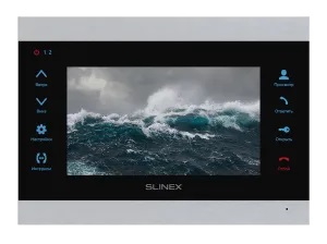 Монитор домофона SL-07MHD (Silver+Black) Slinex