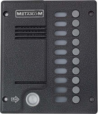 Блок вызова МК10.2-TM4EVN (видео) МЕТАКОМ