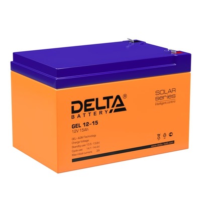 Аккумулятор 15 а/ч (GEL 12-15) Delta