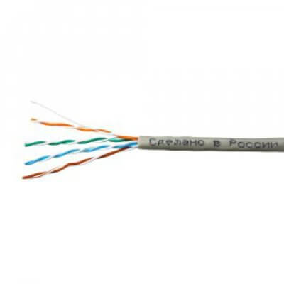 Кабель UTP 4PR 24AWG CAT5e INDOOR внутр Standart Skynet (1693207) (4х2х0,50)
