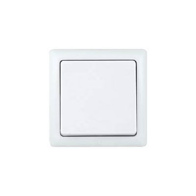 Выключатель одноклавишный наружный 250В 6А белый VA16-131-B Systeme Electric