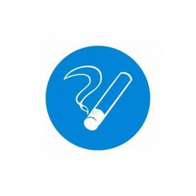 Знак M15 Курить здесь 200х200 мм ЗнакЦентр