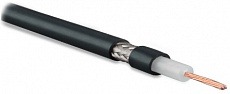 Кабель COAX-RG58-500 RG-58, 50 Ом, жила - 20 AWG, внешний диаметр 4.95мм,  черный Hyperline