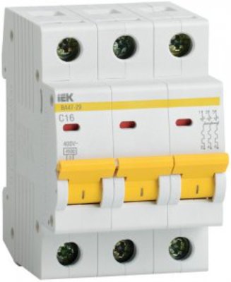 Выключатель автоматический ВА47-29 3Р 40А (С) MVA20-3-040-C IEK