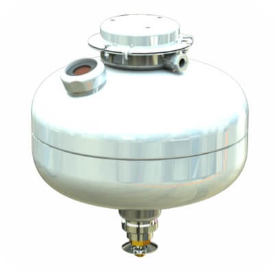 Модуль пожаротушения МУПТВ(Взр)-13,5-ГЗ-ВД-01-01 (tºC= -30) Источник плюс