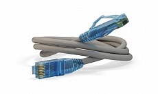 Патч-корд PC-LPM-UTP-RJ45-RJ45-C5e-10M-LSZH-GY U/UTP, Cat.5e, LSZH, 10 м, серый Hyperline