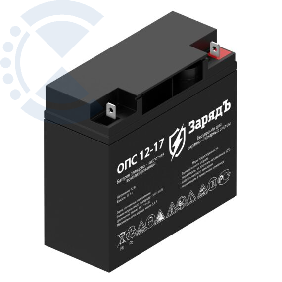 Аккумулятор 17 а/ч ЗарядЪ ОПС 12-17 Великолукский аккумуляторный завод Импульс