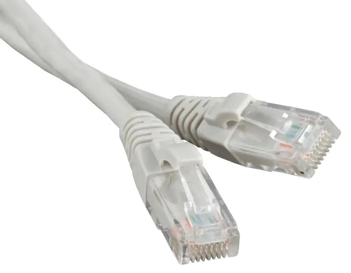 Патч-корд PC-LPM-UTP-RJ45-REV-RJ45-C5e-1M-LSZH-GY реверсивный U/UTP, Cat.5e (100% Fluke Component Tested), LSZH, 1 м, серый Hyperline