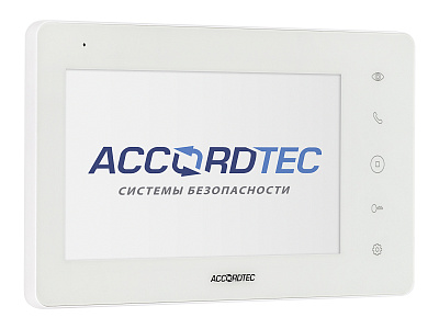 Монитор домофона AT-VD760C/SD WH AccordTec