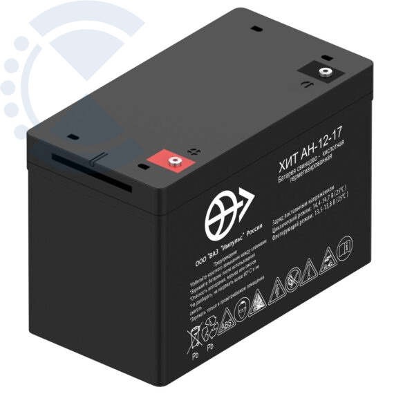 Аккумулятор 17 а/ч ХИТ АН-12-17 Великолукский аккумуляторный завод Импульс