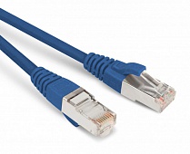 Патч-корд PC-LPM-STP-RJ45-RJ45-C6-2M-LSZH-BL F/UTP, экранирован., Cat.6, LSZH, 2м, синий Hyperline