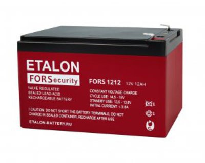 Аккумулятор 12 а/ч (FORS 1212) ETALON