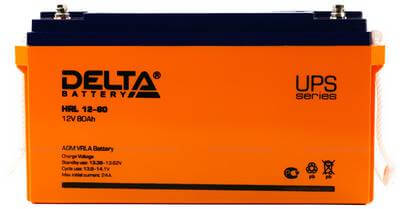 Аккумулятор 80 а/ч 12В (HRL 12-80 X) Delta