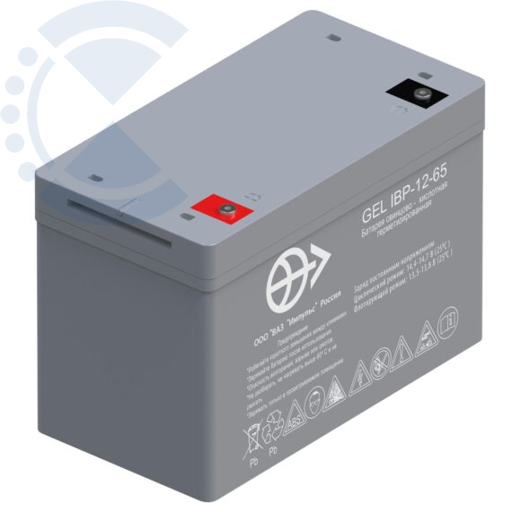 Аккумулятор 65 а/ч Gel IBP 12-65 Великолукский аккумуляторный завод Импульс