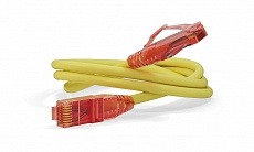 Патч-корд PC-LPM-UTP-RJ45-RJ45-C5e-5M-LSZH-YL (100% Fluke Component Tested),  5 м, желтый Hyperline